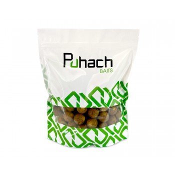 Puhach Baits Natural Line Shelf Life Boilies 24 mm 1 kg -  Sweetcorn (Кукурудза)