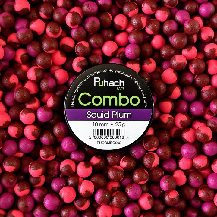 Puhach Baits Combo 10 mm - Squid Plum (Кальмар/Слива)