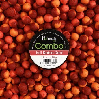 Puhach Baits Combo 12 mm - Krill Robin Red
