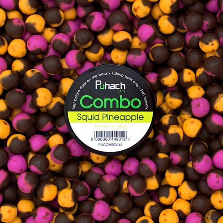Puhach Baits Combo 12 mm - Squid Pineapple (Кальмар/Ананас)
