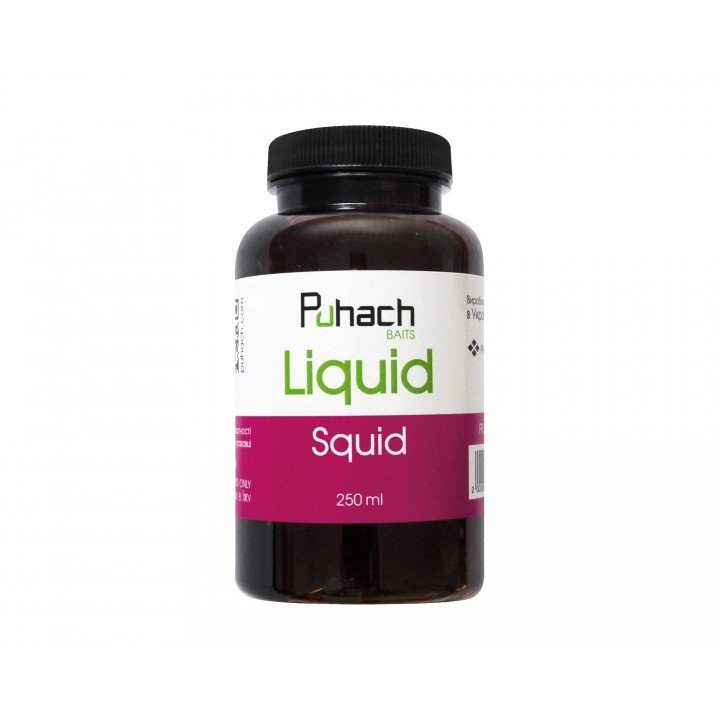 Puhach Baits Liquid 250 ml - Squid (Кальмар)