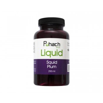 Puhach Baits Liquid 250 ml - Squid Plum (Кальмар/Слива)