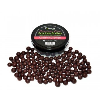 Пилячі насадочні бойли Puhach Baits Premium Soluble Boilies 12/14 mm - Сreamy Сrayfish (Вершковий рак)