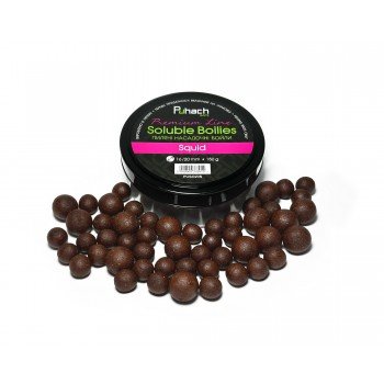 Пилячі насадочні бойли Puhach Baits Premium Soluble Boilies 16/20 mm - Squid (Кальмар)