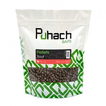 Puhach Baits Natural Line Pellets 1 kg - Trout 3 mm