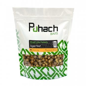 Варені гранули Puhach Baits Premium Line Shelf Life Pellets 8/10 mm 1 kg - Tiger Nut (Тигровий горіх)