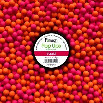 Puhach Baits Pop Ups 6 mm Multicolor - Squid (Кальмар)