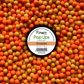 Puhach Baits Pop Ups 6 mm Multicolor - Scopex (Вершкове печиво)