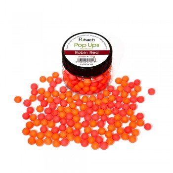 Puhach Baits Pop Ups 6 mm Multicolor - Robin Red