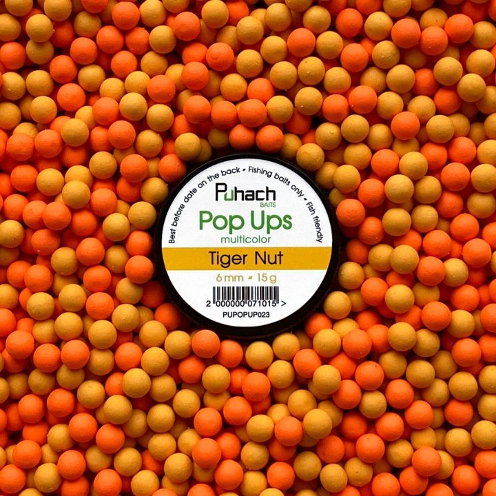 Puhach Baits Pop Ups 6 mm Multicolor - Tiger Nut (Тигровий горіх)