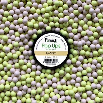 Puhach Baits Pop Ups 6 mm Multicolor - Garlic (Часник)