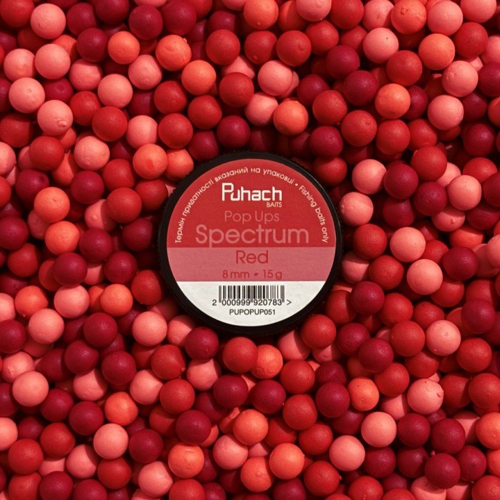 Puhach Baits Pop Ups 8 mm Spectrum - Red (Червоний)
