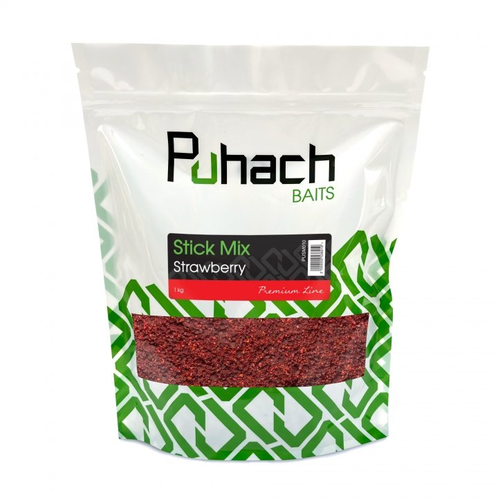 Puhach Baits Premium Line Stick Mix 1 kg - Strawberry (Полуниця)