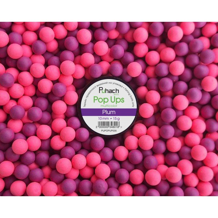 Puhach Baits Pop Ups 10 mm Multicolor - Plum (Слива)