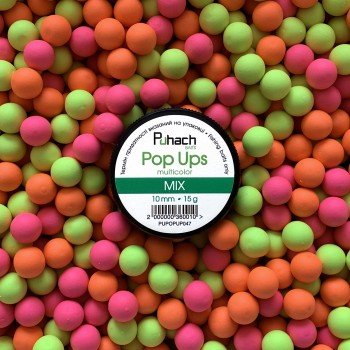 Puhach Baits Pop Ups 10 mm Multicolor - MIX (Без запаху)