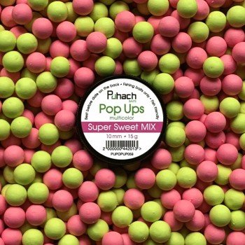 Puhach Baits Pop Ups 10 mm Multicolor - Super Sweet MIX (Найсолодший мікс)