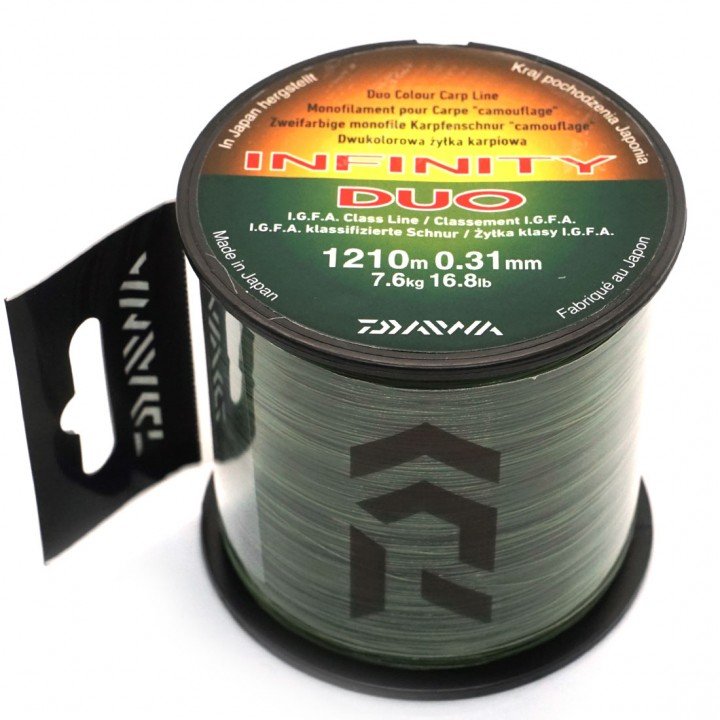 Жилка Daiwa Infinity Duo Carp 0.31mm 1210м (12981-031)