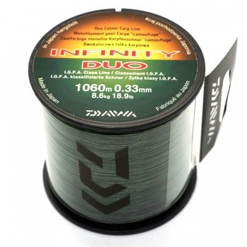 Жилка Daiwa Infinity Duo Carp 0.31mm 1210м (12981-031)