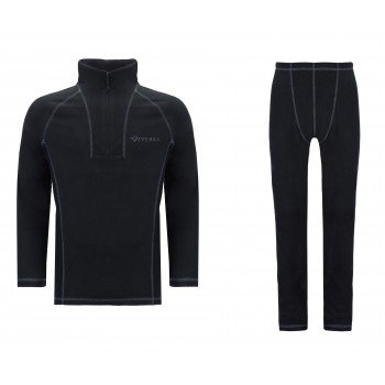 Термобілизна Viverra Soft Warm ZIP Black XXXL