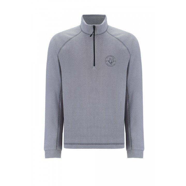 Реглан фліс Viverra Heavy Warm 1/3 ZIP Grey XL