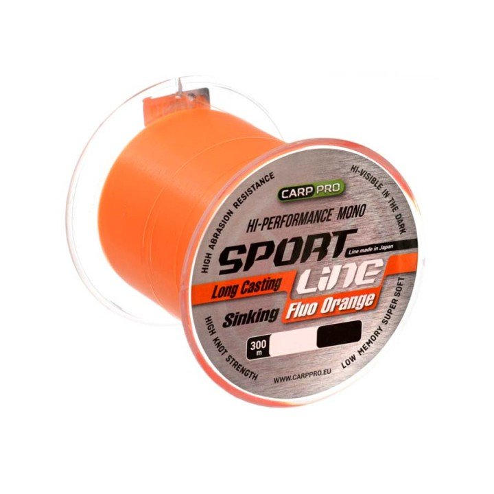 Жилка Carp Pro Sport Line Fluo Orange 300м 0.286мм