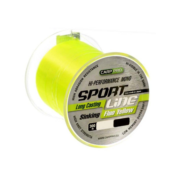 Жилка Carp Pro Sport Line Fluo Yellow 300м 0.335мм