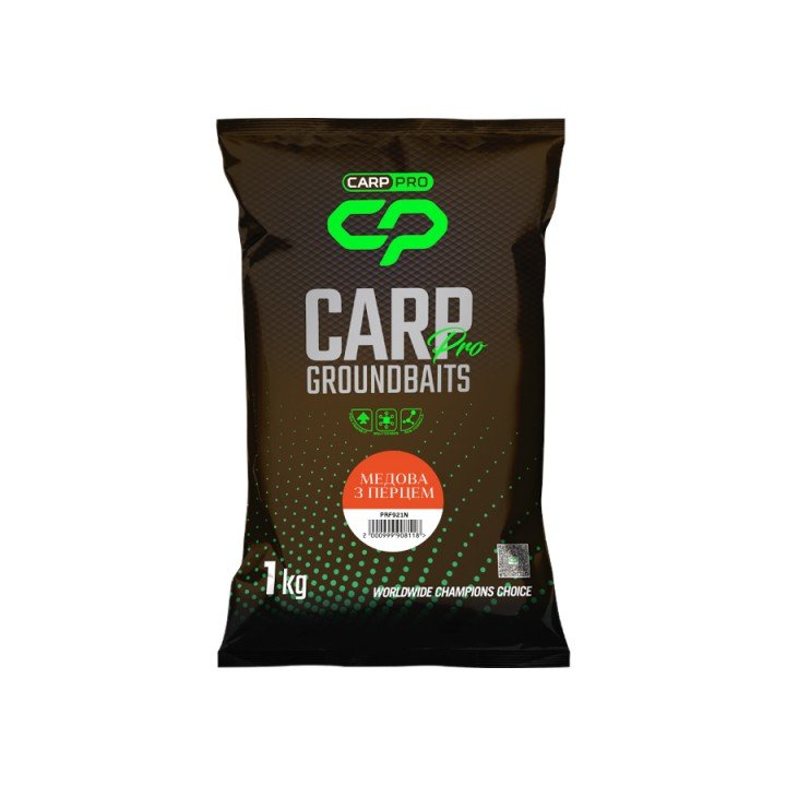 Прикормка Carp Pro Groundbaits Медова з перцем 