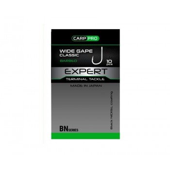 Гачки Carp Pro Black Nickel Wide Gape Classics №4 Гачки Carp Pro Black Nickel Wide Gape Classics №4