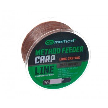 Жилка Carp Pro Method+ Method Feeder Carp Dark Brown 300м 0.35мм