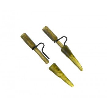 Набiр клiпса безпечна посилена з конусом Carp Pro Metallic Lead Clip + Tail Rubber