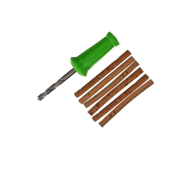 Свердло для бойлів та пробкові стіки Carp Pro Bait Drill & Cork Sticks 4мм