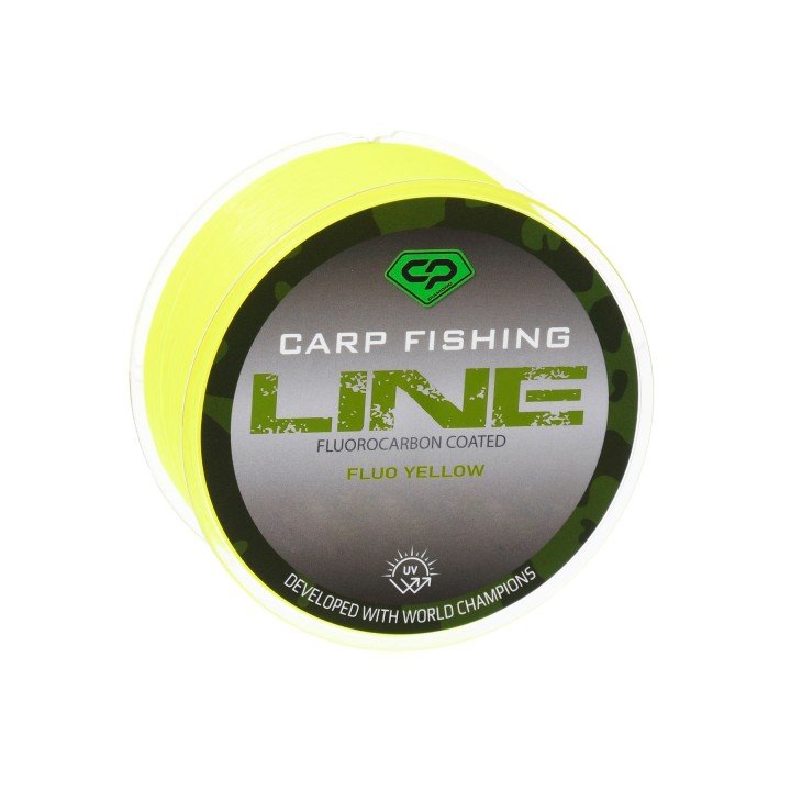Жилка Carp Pro Diamond Carp Fishing Line Fluorocarbon Coated Fluo Yellow 1000м 0.331мм