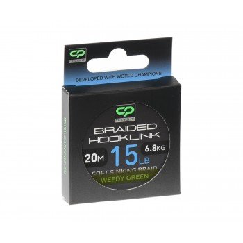 Повідцевий матеріал без оболонки Carp Pro Deligth Soft Braided Hooklink Weedy Green 20м 15lb