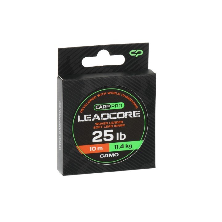 Camo Leadcore Leaders Pronti Per Pesca - 3 Terminali Inline Da 20,4 Kg 80 Cm Con Girelle E Anelli - Per PVA E Inline - 2