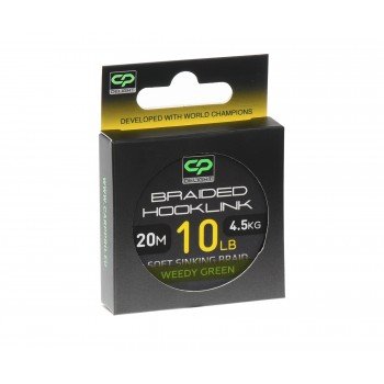 Повідцевий матеріал без оболонки Carp Pro Deligth Soft Braided Hooklink Weedy Green 20м 10lb