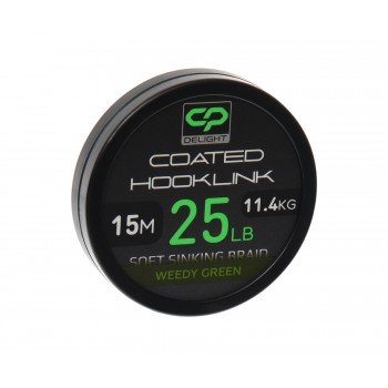 Повідцевий матеріал в оболонці Carp Pro Deligth Soft Coated Hooklink Weedy Green 15м 25lb