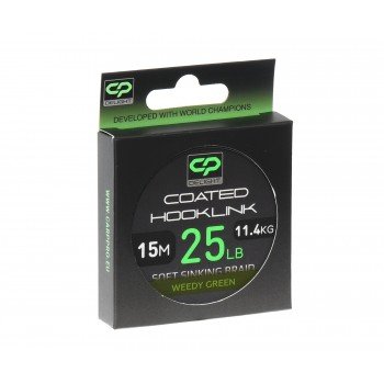 Повідцевий матеріал в оболонці Carp Pro Deligth Soft Coated Hooklink Weedy Green 15м 25lb