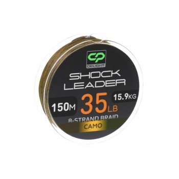 Шок-лідер Carp Pro Delight Shock Leader Х8 Camo 150м 35lb