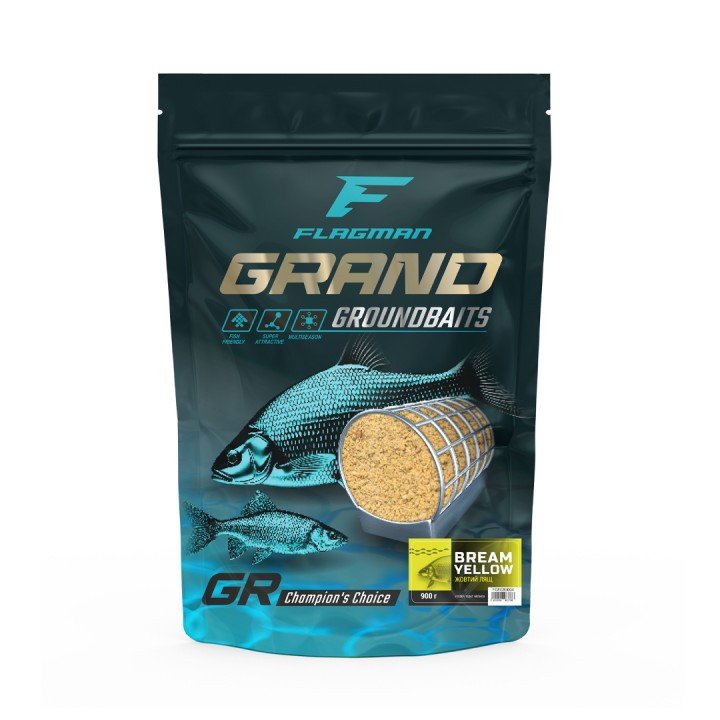 Прикормка Flagman Grand Bream Yellow 900г