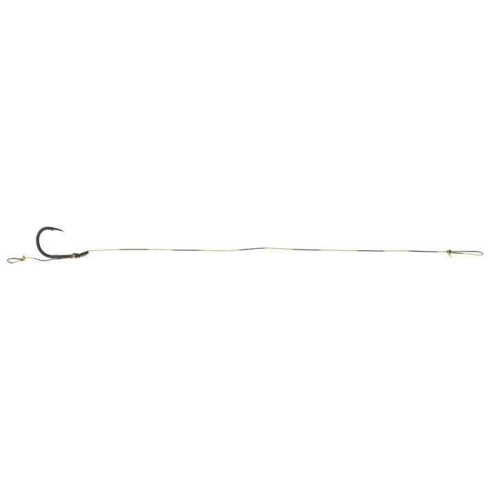 Готовий повідець Carp Pro Camo Hooklink 15см 25lb PTFE Wide Gape In-turned №8