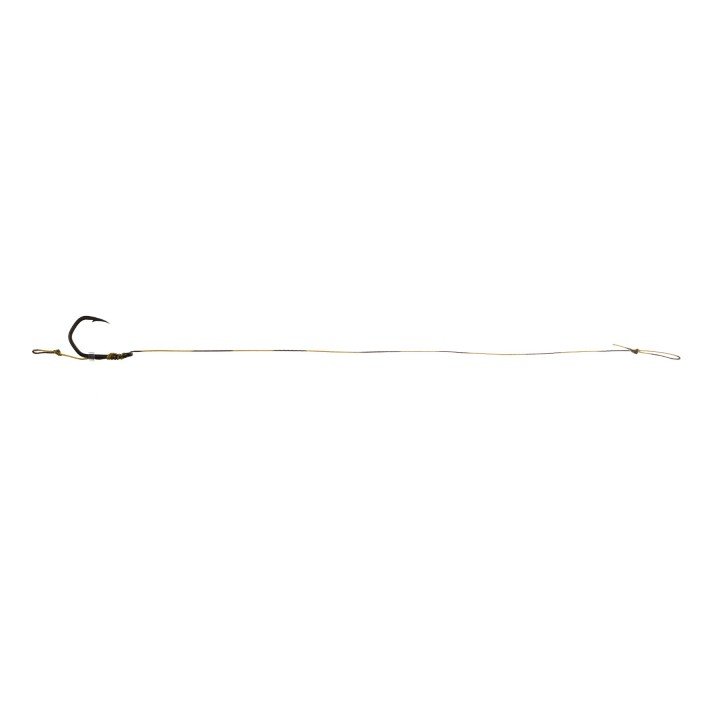 Готовий повідець Carp Pro Camo Hooklink 25см 25 lb PTFE Wide Gape Сapture №6