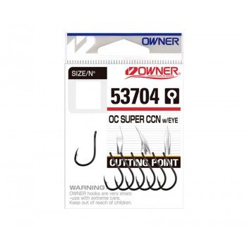 Гачки Owner Cut Super CCN with Eye 53704 №6
