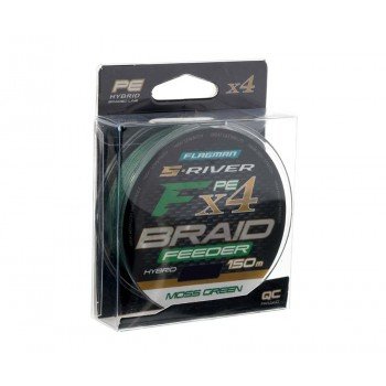 Шнур 21 S-River PE Braid Hybrid F4 Feeder 150м Moss Green 0.12мм