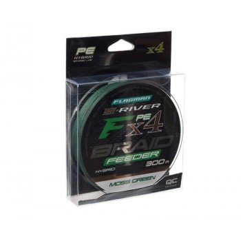 Шнур 21 S-River PE Braid Hybrid F4 Feeder 300м Moss Green 0.14мм