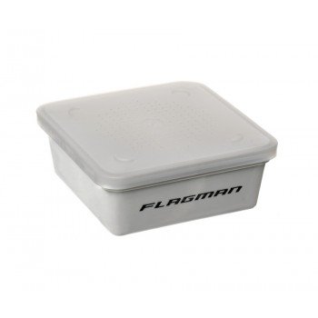 Коробка для наживки+сито+кришка 13,5х13,5х5,5см Grey Box+Cover+Riddle