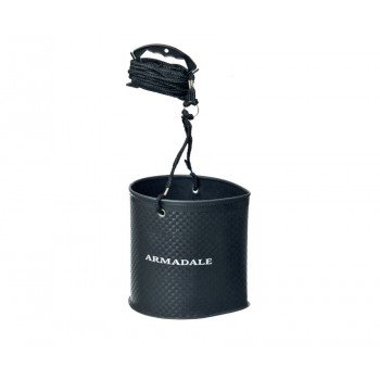 Вiдро для води з мотузкою кругле Flagman Armadale EVA Bucket With Rope 8х20см